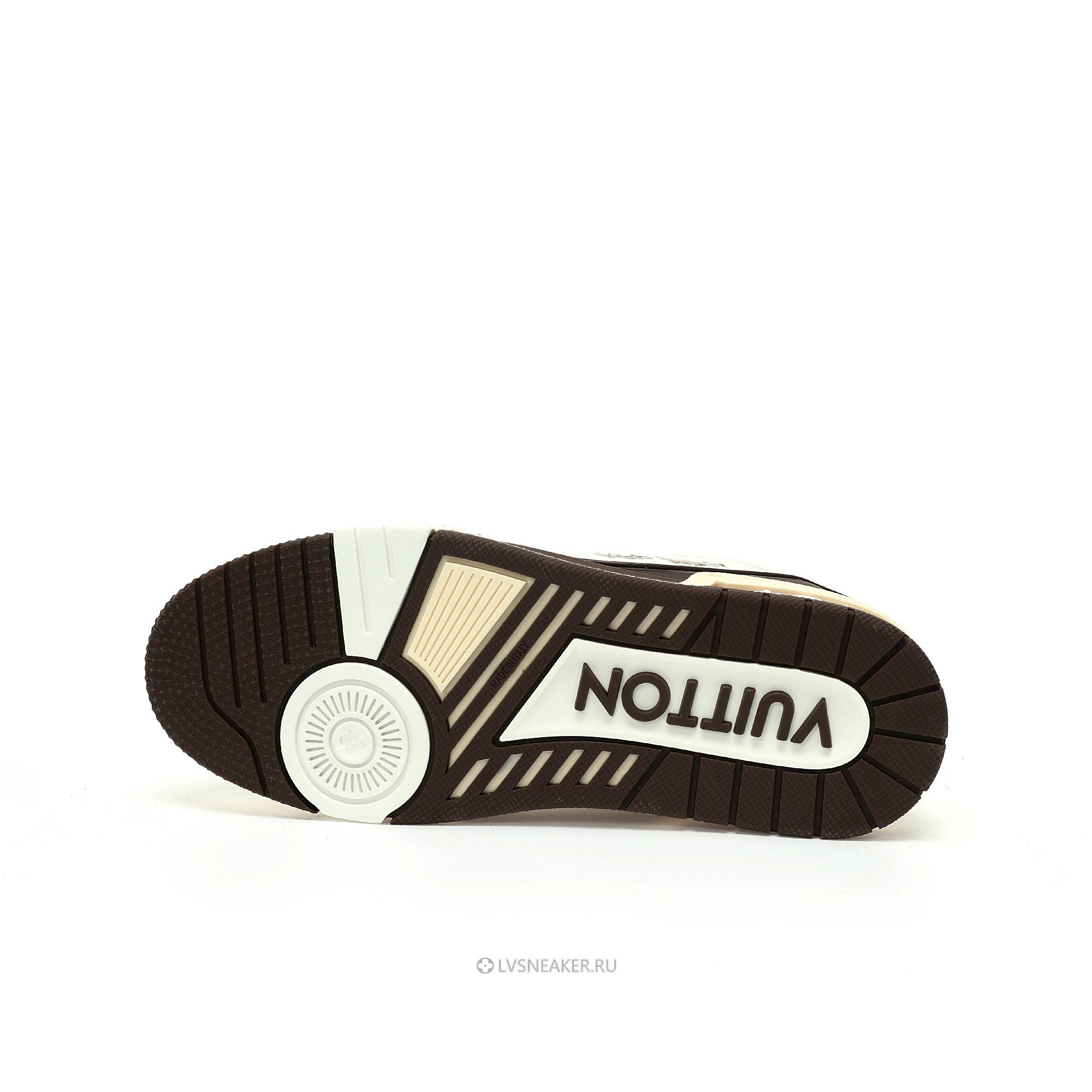 Louis Vuitton LV x by Tyler the Creator Trainer "White Mocha" 1ACR5I Sneakers