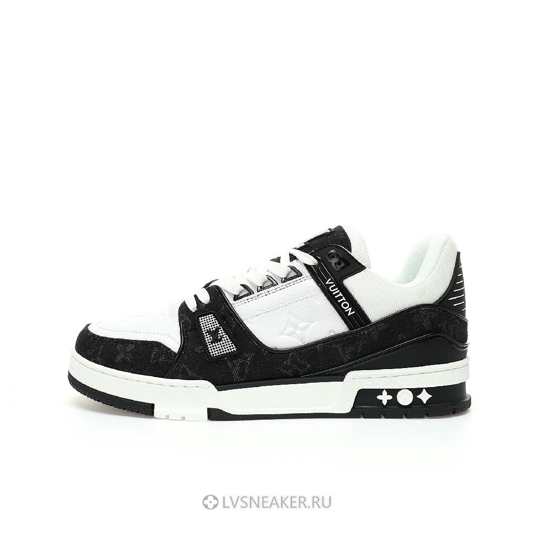 Louis Vuitton LV Trainer "Black Monogram Denim" 1AAV8K Sneakers