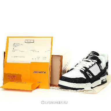 Louis Vuitton LV Trainer "Black Monogram Denim" 1AAV8K Sneakers