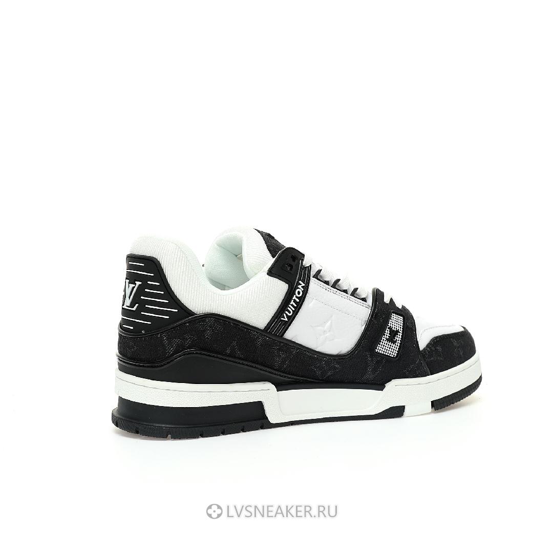 Louis Vuitton LV Trainer "Black Monogram Denim" 1AAV8K Sneakers