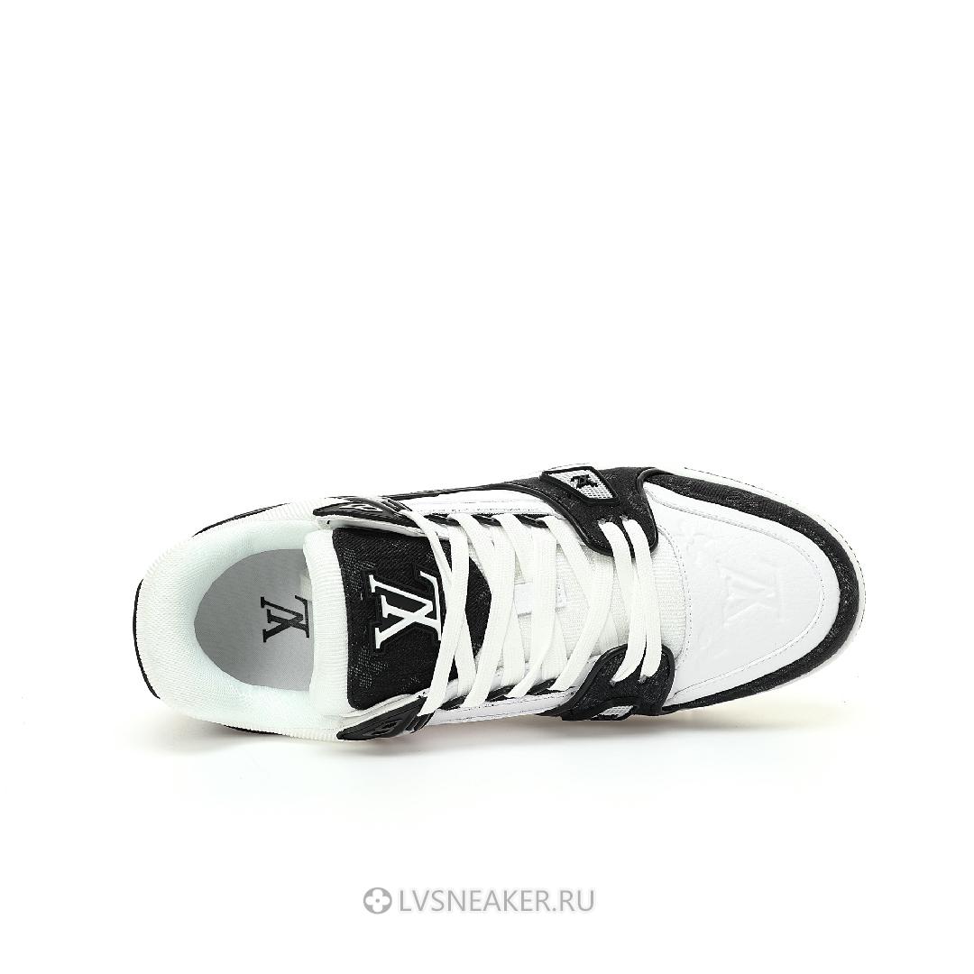 Louis Vuitton LV Trainer "Black Monogram Denim" 1AAV8K Sneakers