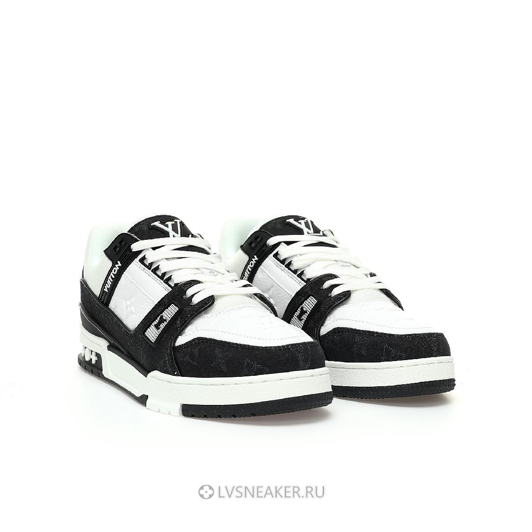 Louis Vuitton LV Trainer "Black Monogram Denim" 1AAV8K Sneakers