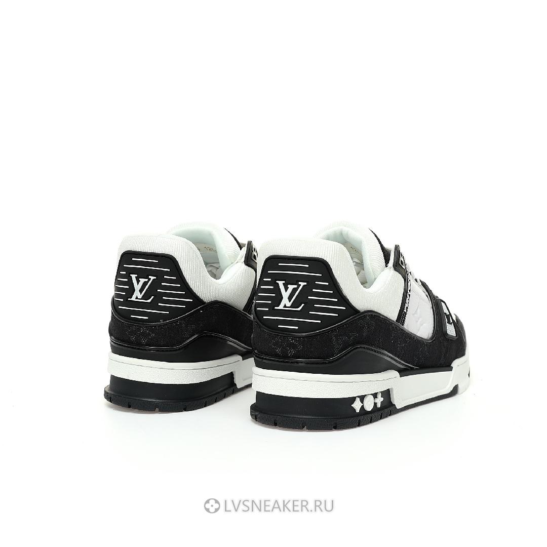 Louis Vuitton LV Trainer "Black Monogram Denim" 1AAV8K Sneakers