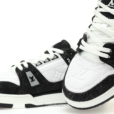 Louis Vuitton LV Trainer "Black Monogram Denim" 1AAV8K Sneakers