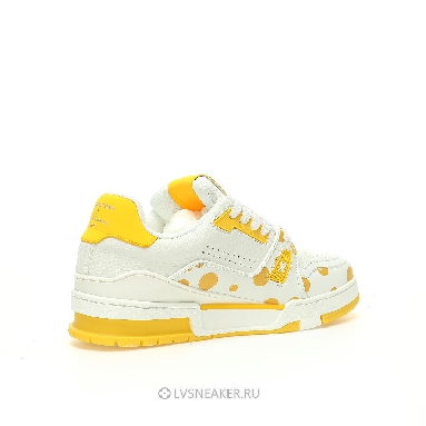 Louis Vuitton LV x Yayoi Kusama Trainer "White Yellow" 1ABD20 Sneakers