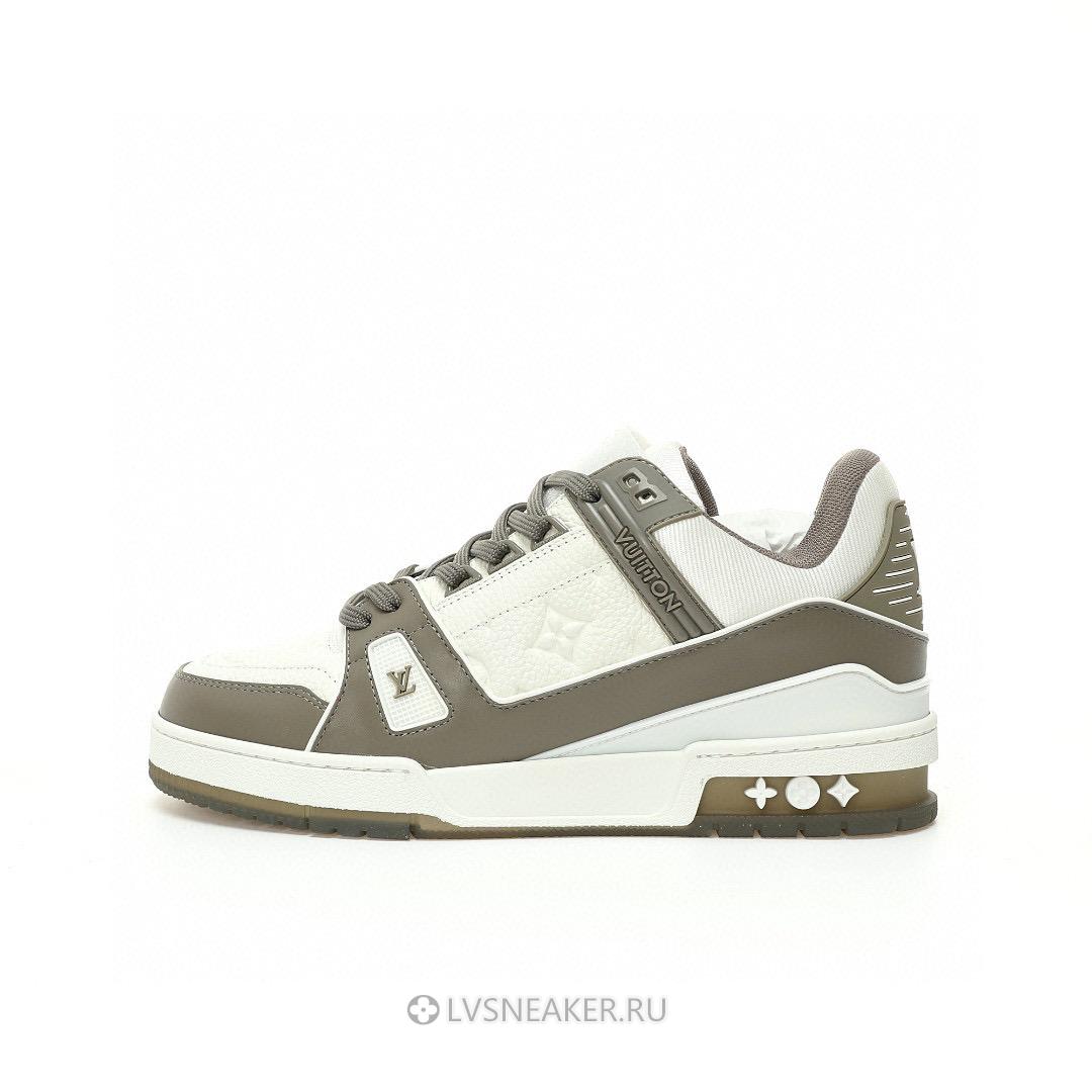 Louis Vuitton LV Trainer "Grey White" 1A8KBA-2 Sneakers