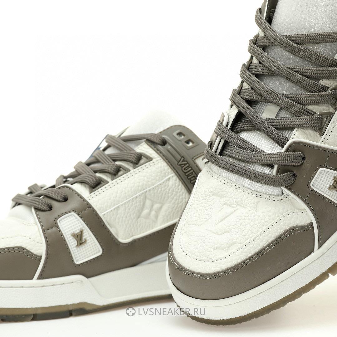 Louis Vuitton LV Trainer "Grey White" 1A8KBA-2 Sneakers