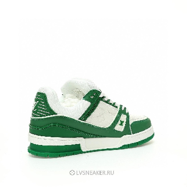Louis Vuitton LV Trainer "Green White" 1A9VNQ Sneakers
