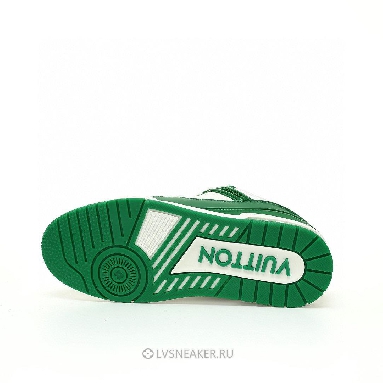 Louis Vuitton LV Trainer "Green White" 1A9VNQ Sneakers