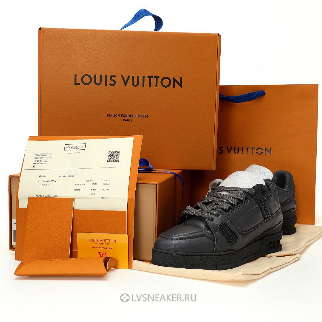 Louis Vuitton LV Trainer "Dark Grey" 1AC5CR-2 Sneakers