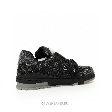 Louis Vuitton LV Trainer "Black Monogram Denim" 1ACFS1 Sneakers