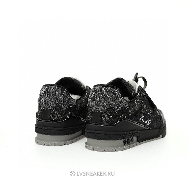 Louis Vuitton LV Trainer "Black Monogram Denim" 1ACFS1 Sneakers