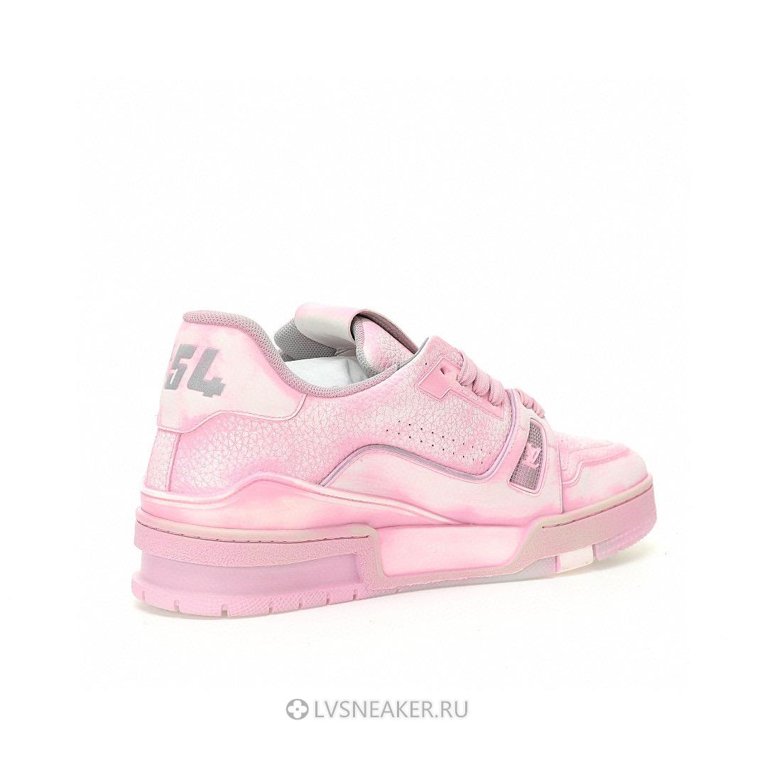 Louis Vuitton LV Trainer "Tie-Dye Pink" 1A8KJQ-2 Sneakers