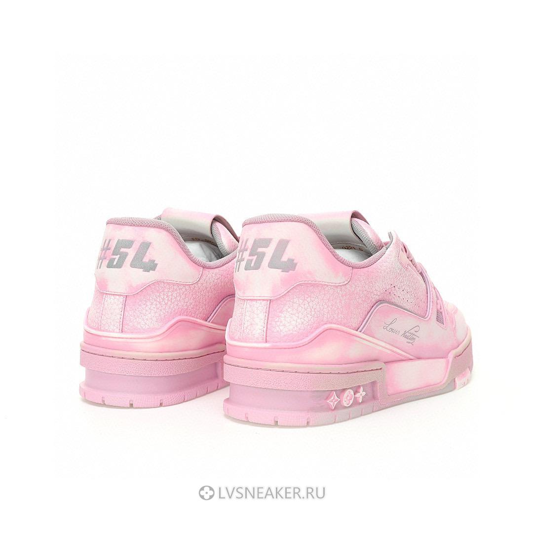 Louis Vuitton LV Trainer "Tie-Dye Pink" 1A8KJQ-2 Sneakers