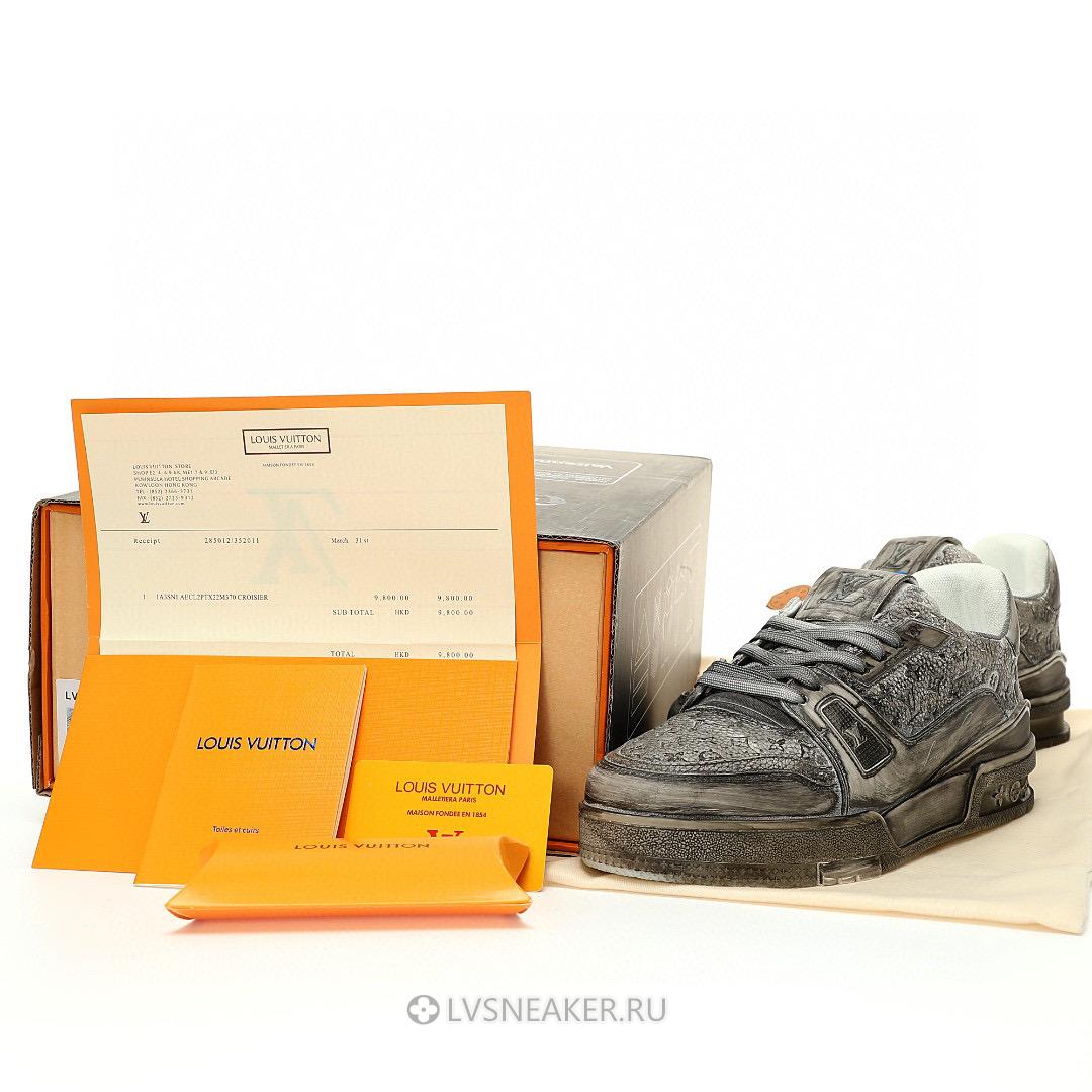 Louis Vuitton LV Trainer "Tie-Dye Grey" 1A8KJQ-4 Sneakers