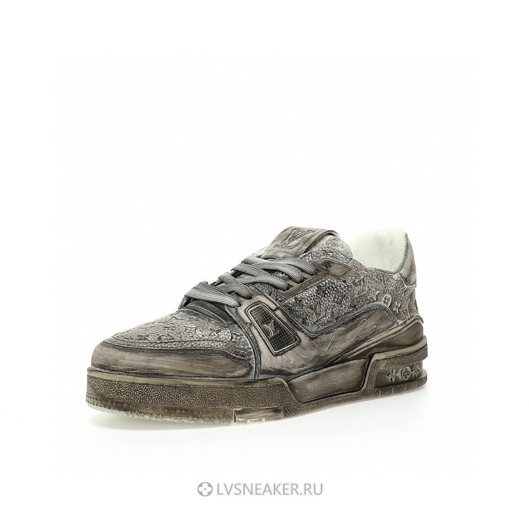 Louis Vuitton LV Trainer "Tie-Dye Grey" 1A8KJQ-4 Sneakers