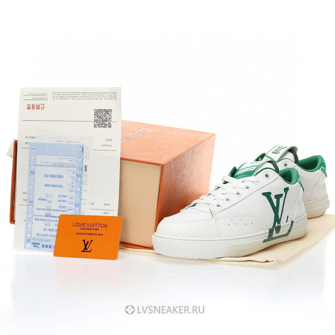 Louis Vuitton LV Charlie "White Green" 1AANJ7 Sneakers