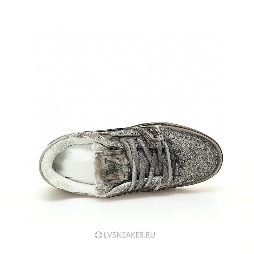 Louis Vuitton LV Trainer "Tie-Dye Grey" 1A8KJQ-4 Sneakers