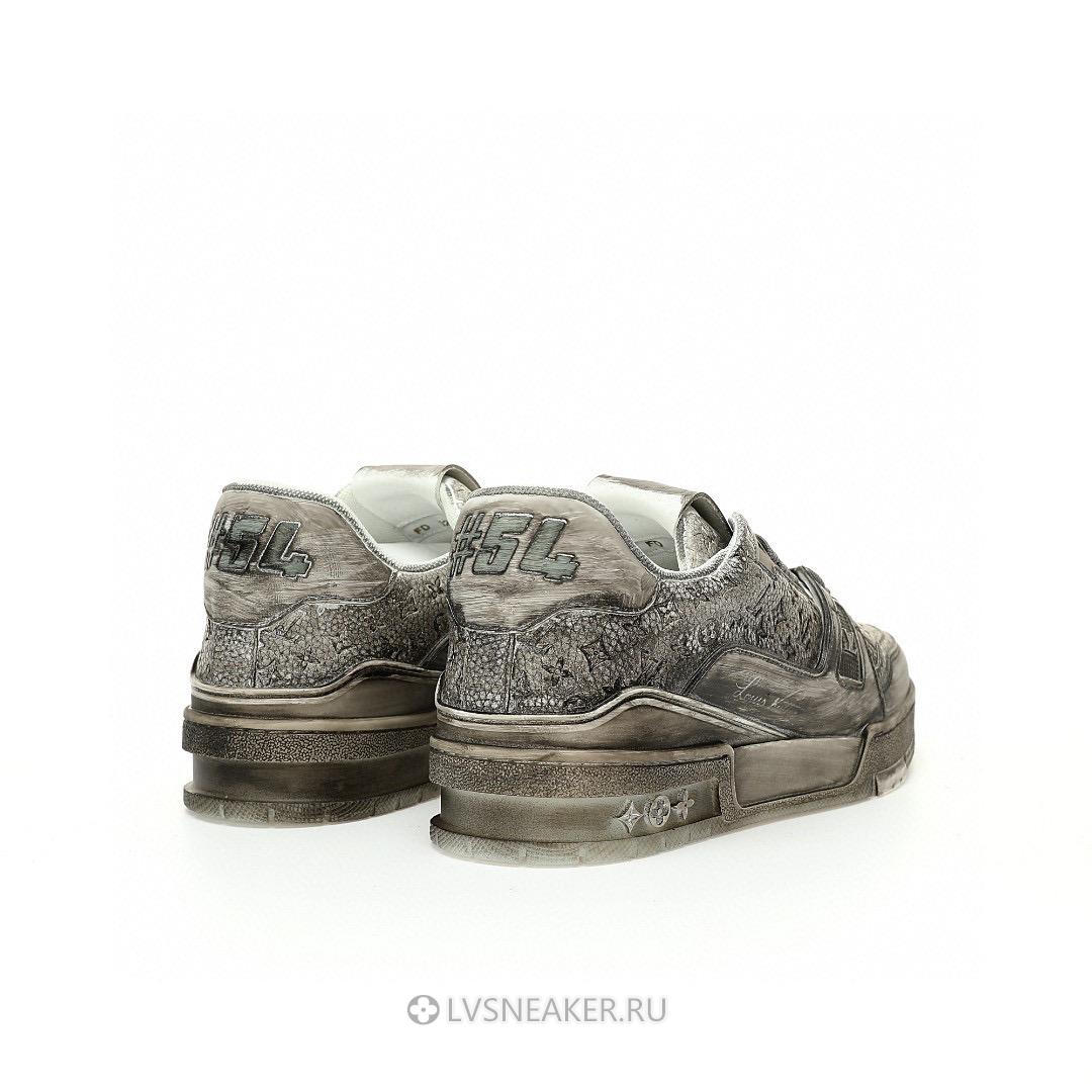 Louis Vuitton LV Trainer "Tie-Dye Grey" 1A8KJQ-4 Sneakers