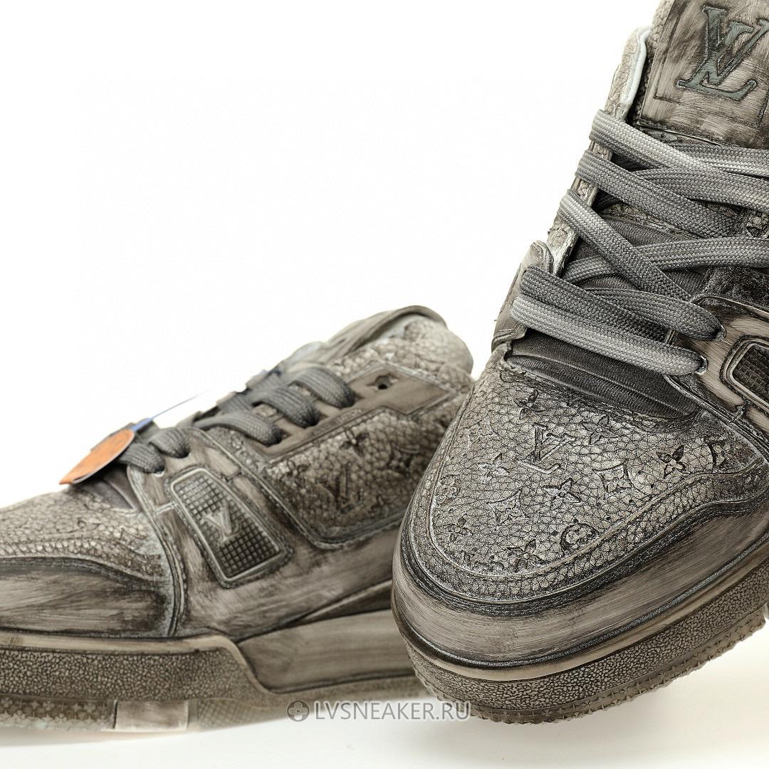 Louis Vuitton LV Trainer "Tie-Dye Grey" 1A8KJQ-4 Sneakers