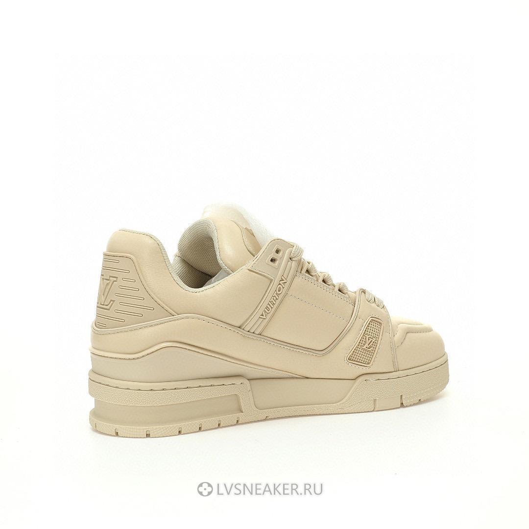Louis Vuitton LV Trainer "Triple Beige" 1AC5BM Sneakers
