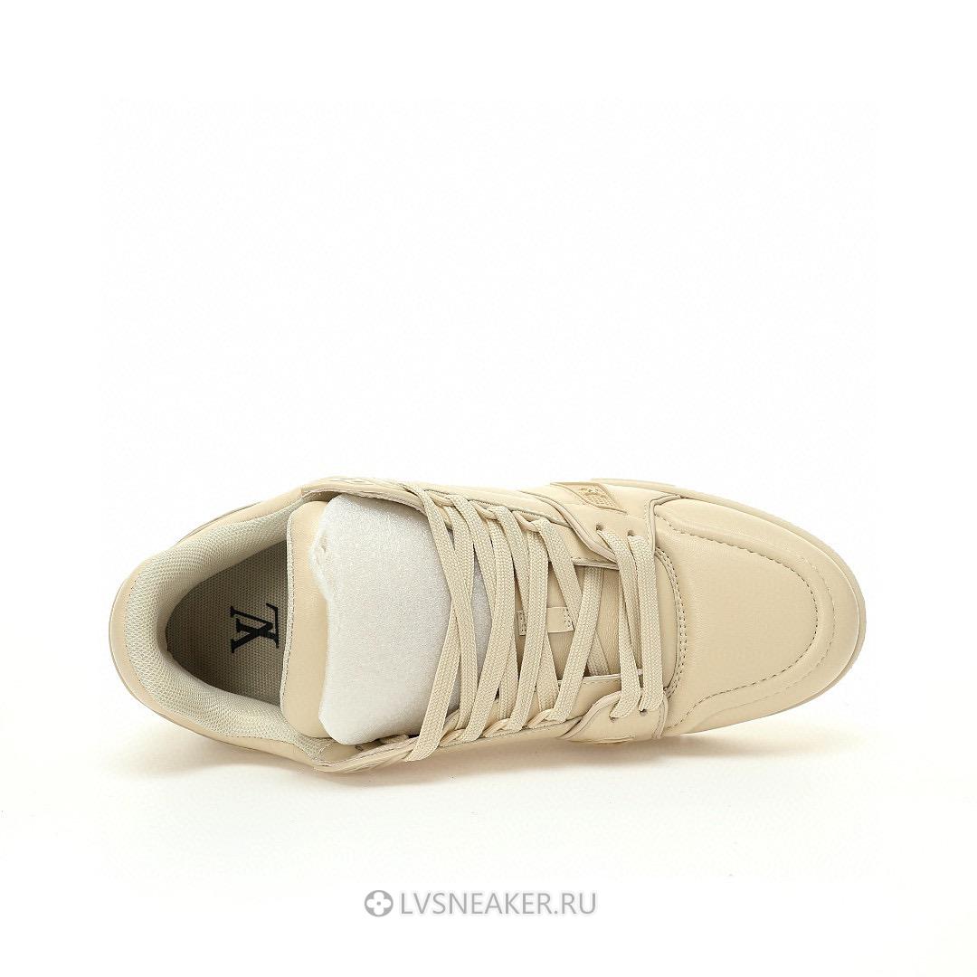 Louis Vuitton LV Trainer "Triple Beige" 1AC5BM Sneakers