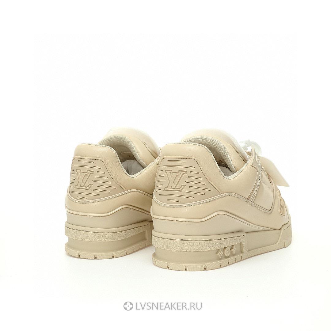 Louis Vuitton LV Trainer "Triple Beige" 1AC5BM Sneakers