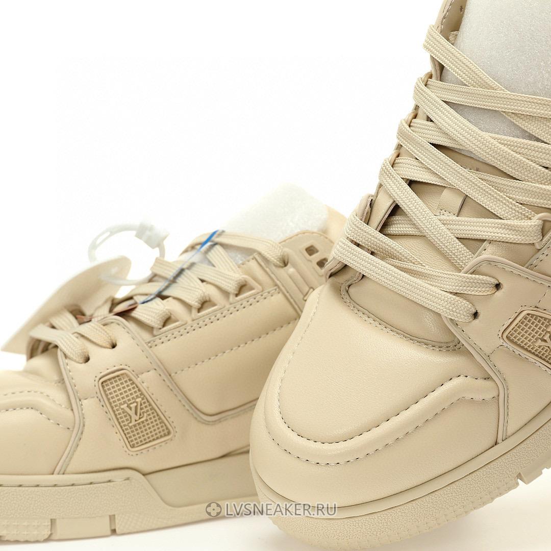 Louis Vuitton LV Trainer "Triple Beige" 1AC5BM Sneakers