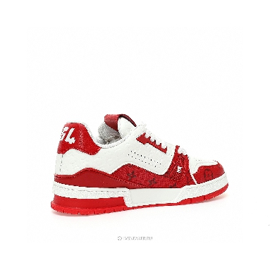 Louis Vuitton LV Trainer "#54 Mini Monogram - Red" 1AANFH Sneakers
