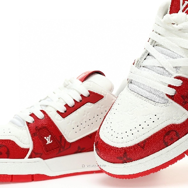 Louis Vuitton LV Trainer "#54 Mini Monogram - Red" 1AANFH Sneakers