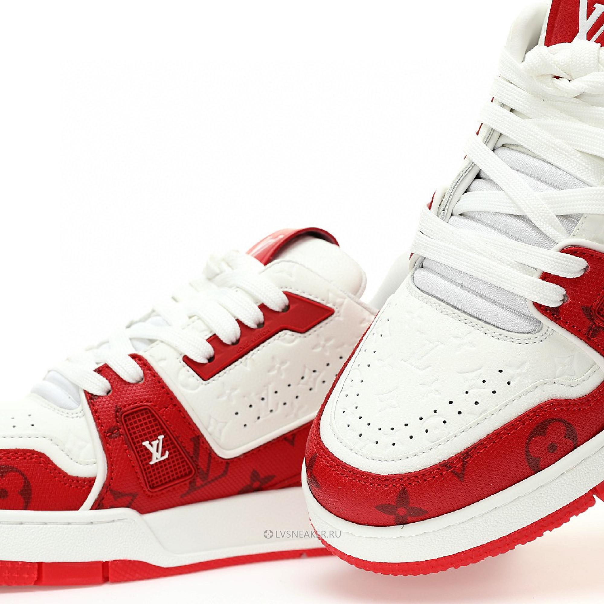 Louis Vuitton LV Trainer "#54 Mini Monogram - Red" 1AANFH Sneakers