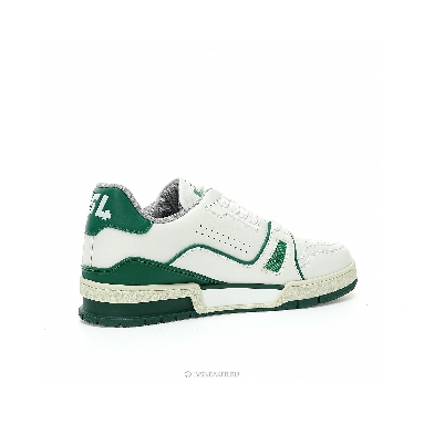 Louis Vuitton LV Trainer "White Green" 1A54HS Sneakers