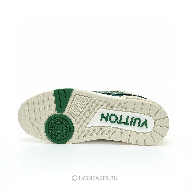 Louis Vuitton LV Trainer "Damier White Green" 1AC58D Sneakers