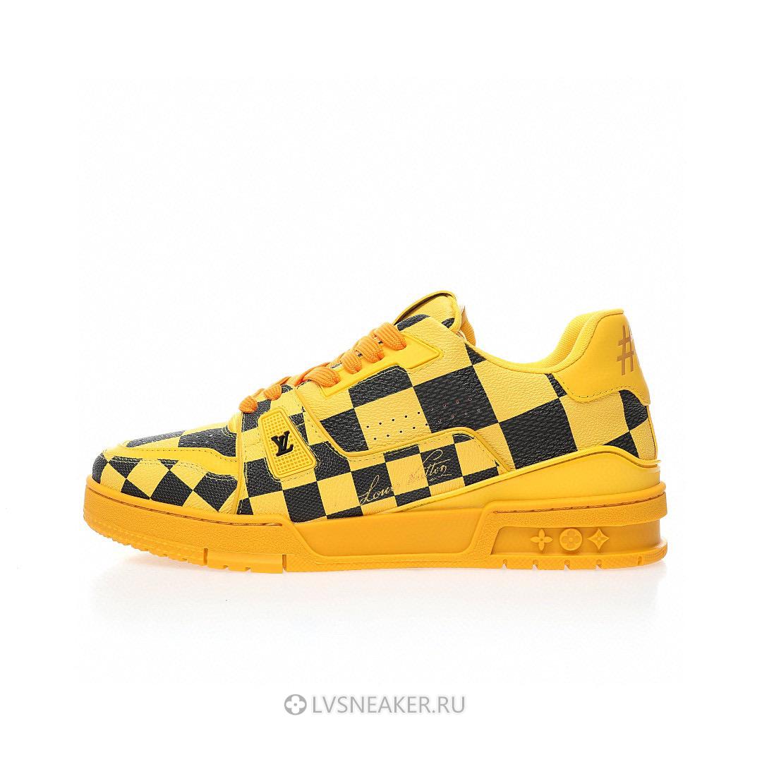 Louis Vuitton LV Trainer "Damier Pop - Yellow" 1ACN4J Sneakers