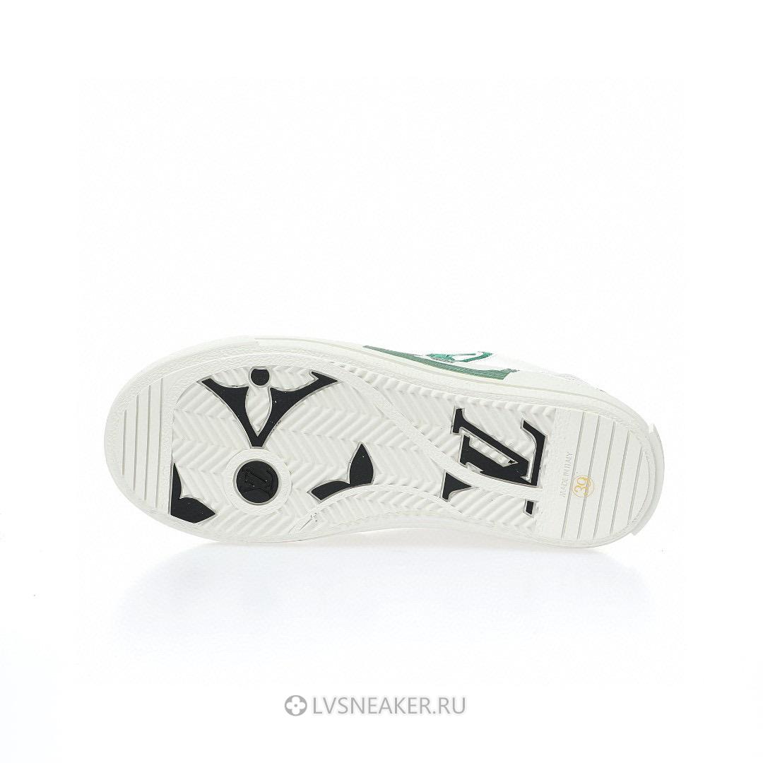 Louis Vuitton LV Charlie "White Green" 1AANJ7 Sneakers