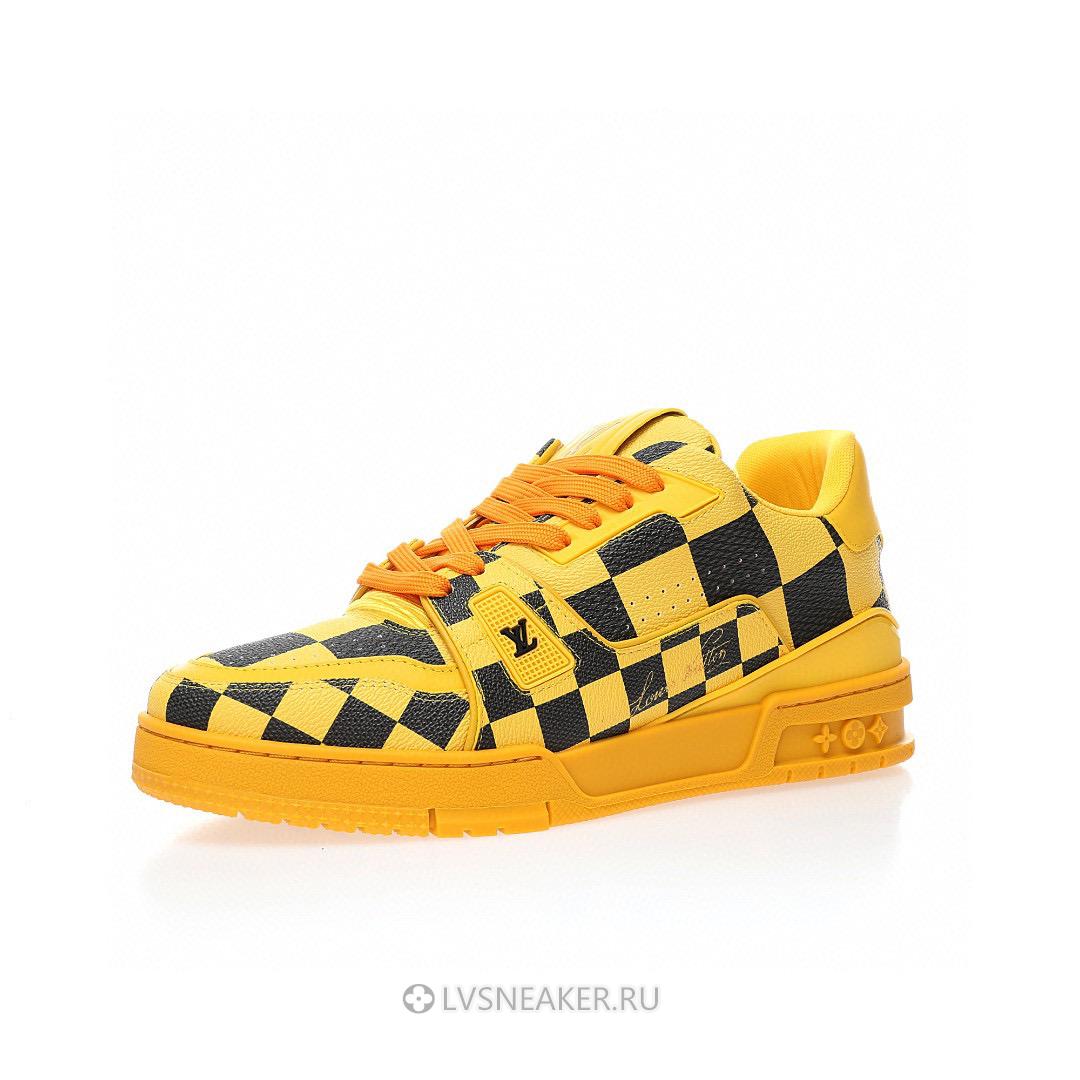 Louis Vuitton LV Trainer "Damier Pop - Yellow" 1ACN4J Sneakers