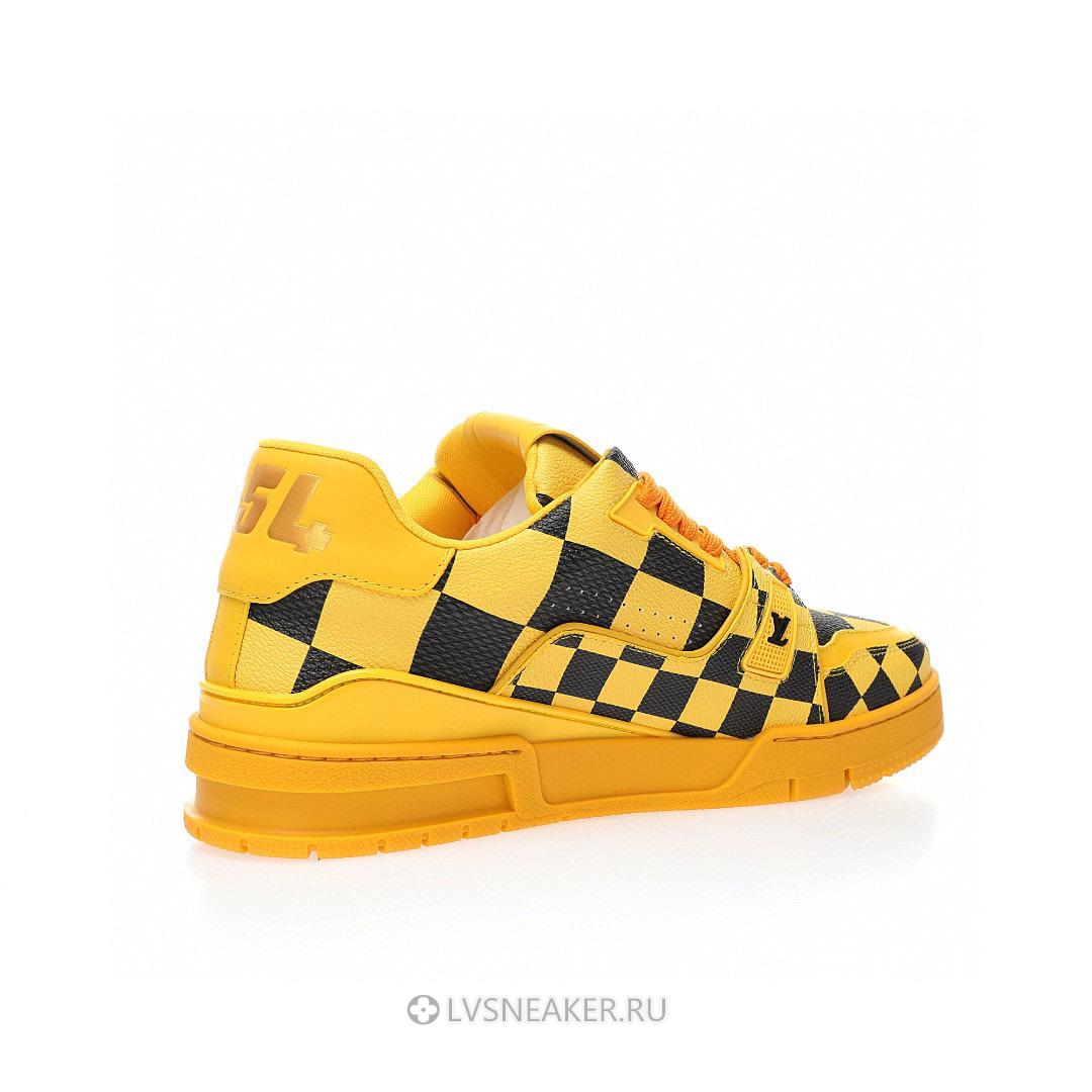 Louis Vuitton LV Trainer "Damier Pop - Yellow" 1ACN4J Sneakers
