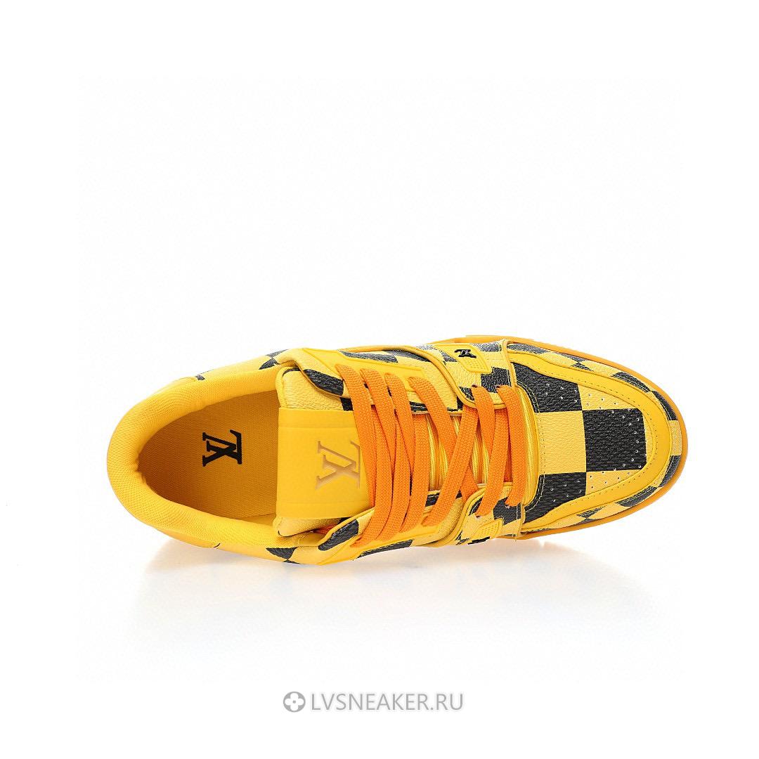 Louis Vuitton LV Trainer "Damier Pop - Yellow" 1ACN4J Sneakers
