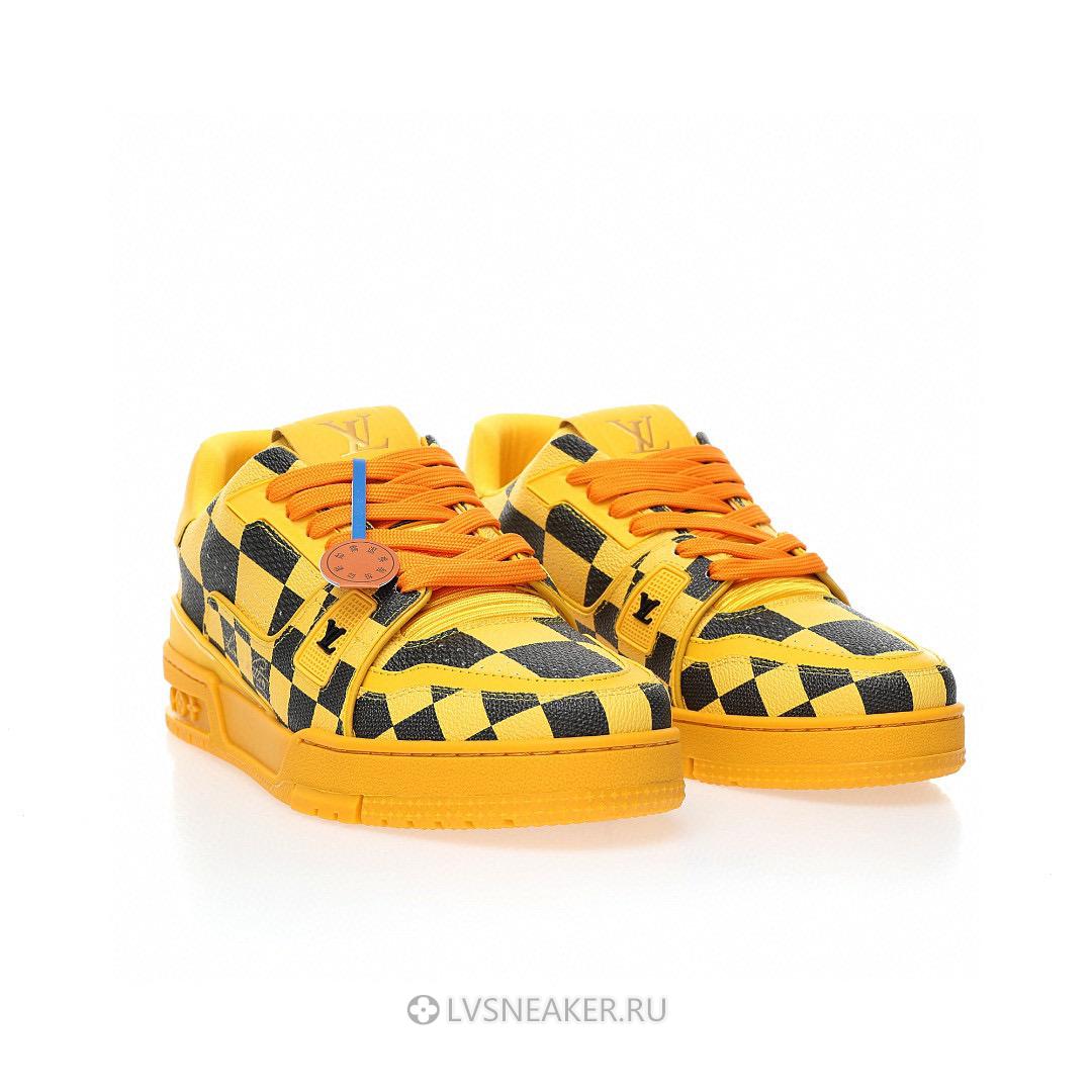 Louis Vuitton LV Trainer "Damier Pop - Yellow" 1ACN4J Sneakers