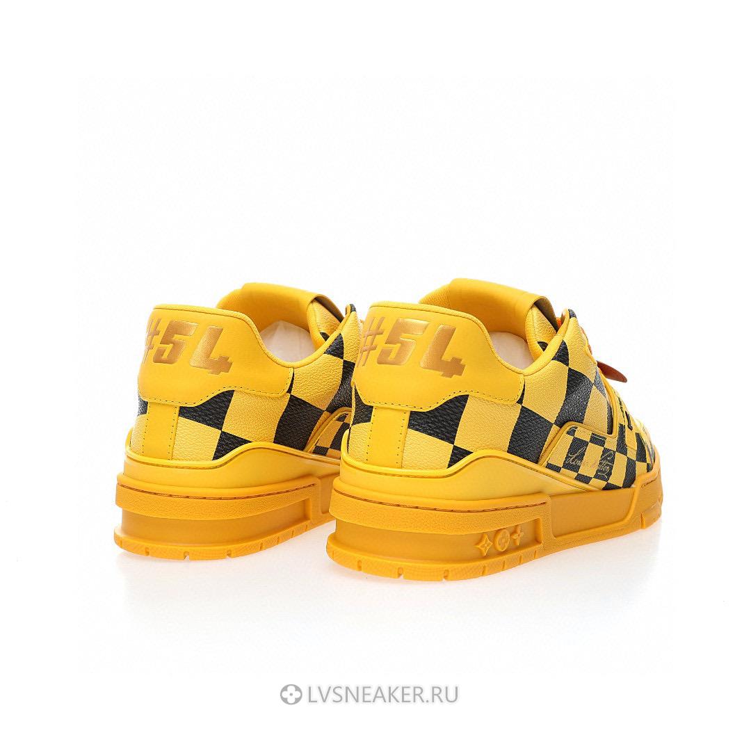 Louis Vuitton LV Trainer "Damier Pop - Yellow" 1ACN4J Sneakers