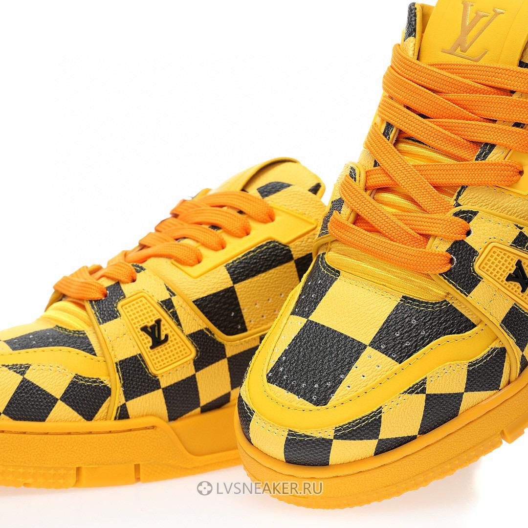 Louis Vuitton LV Trainer "Damier Pop - Yellow" 1ACN4J Sneakers