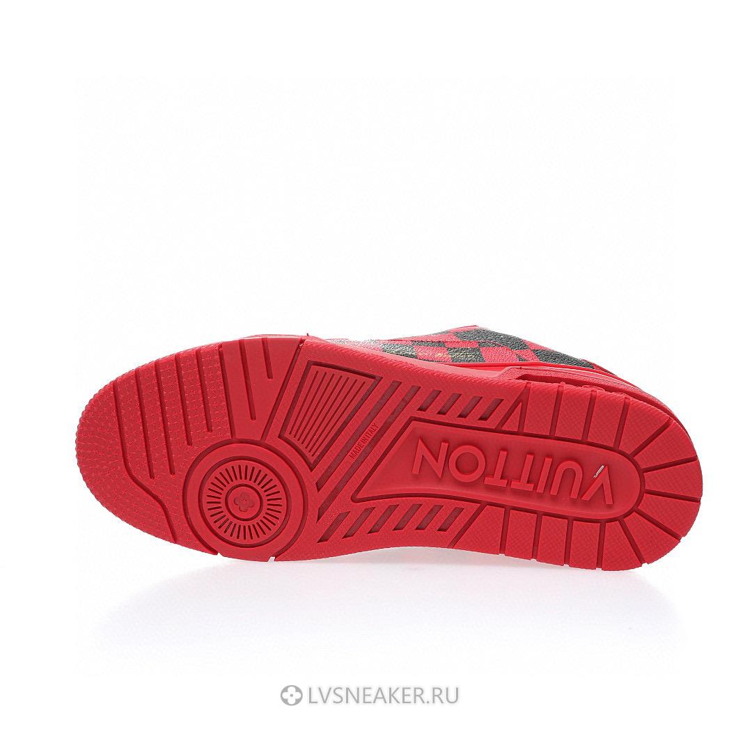 Louis Vuitton LV Trainer "Damier Pop - Red" 1ACN44 Sneakers