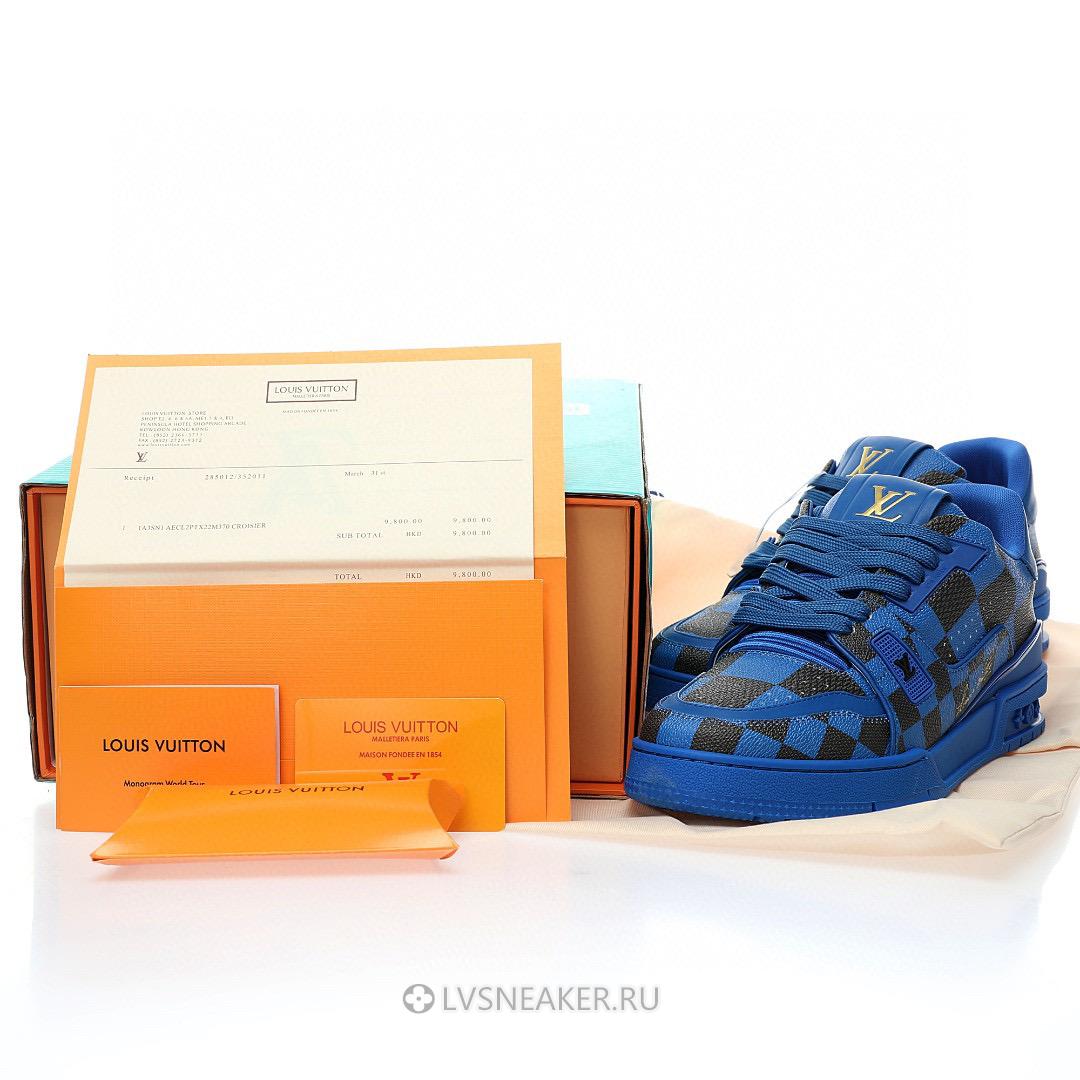 Louis Vuitton LV Trainer "Damier Pop - Blue" 1ACN4Y Sneakers
