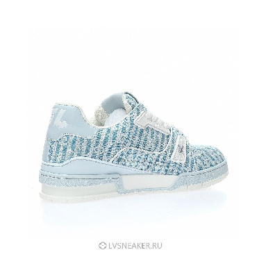 Louis Vuitton LV Trainer "Blue Stripe Monogram" 1ABG1L Sneakers