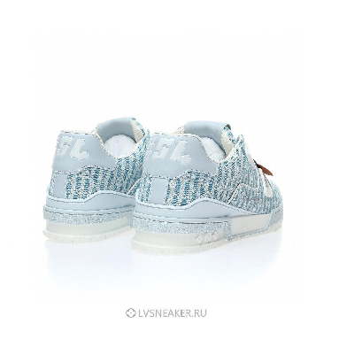 Louis Vuitton LV Trainer "Blue Stripe Monogram" 1ABG1L Sneakers