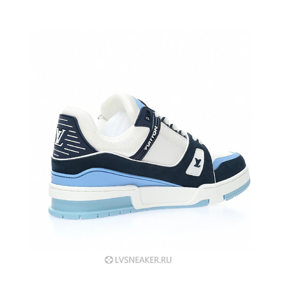 Louis Vuitton LV Trainer "Blue White" 1ABLUQ-2 Sneakers