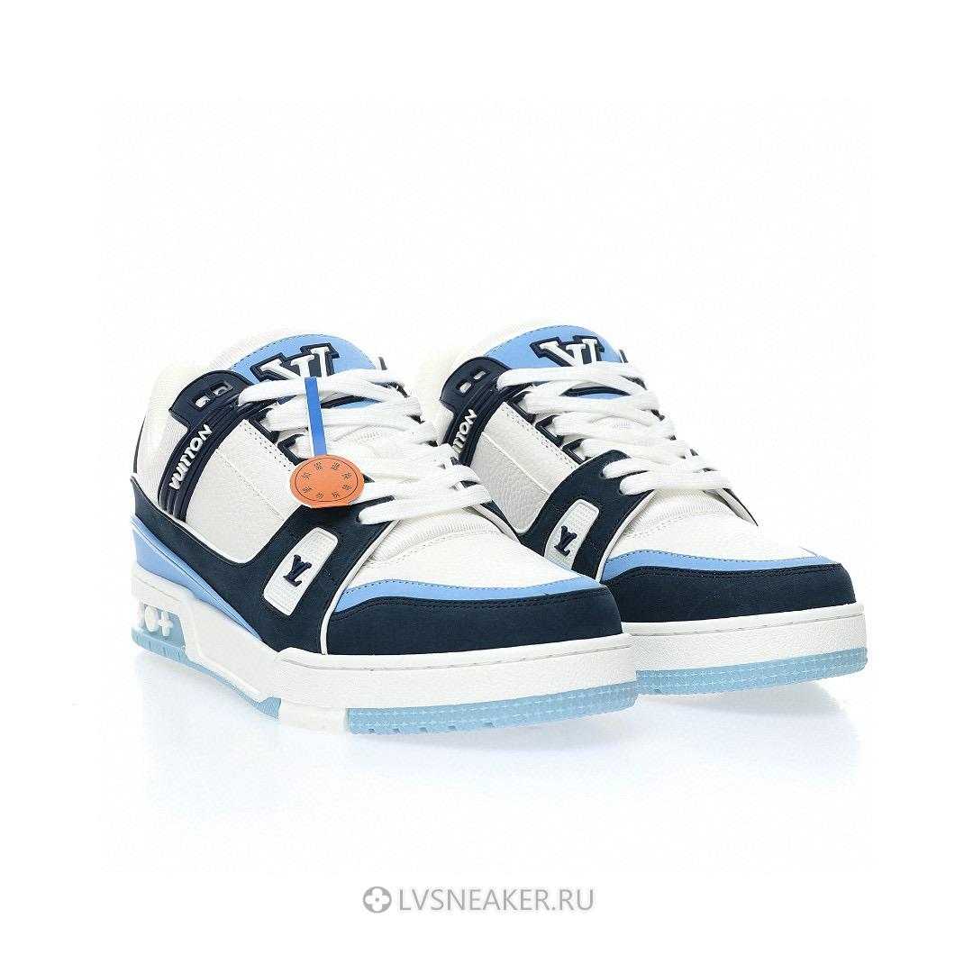 Louis Vuitton LV Trainer "Blue White" 1ABLUQ-2 Sneakers