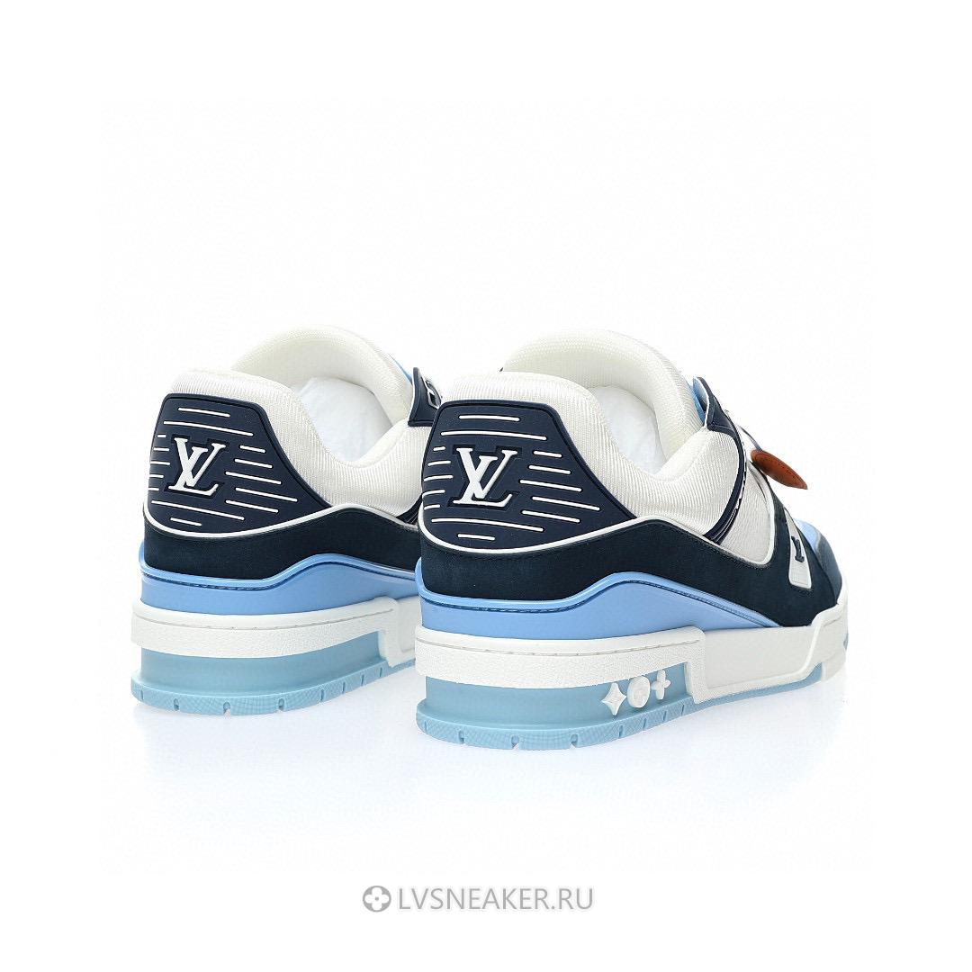 Louis Vuitton LV Trainer "Blue White" 1ABLUQ-2 Sneakers
