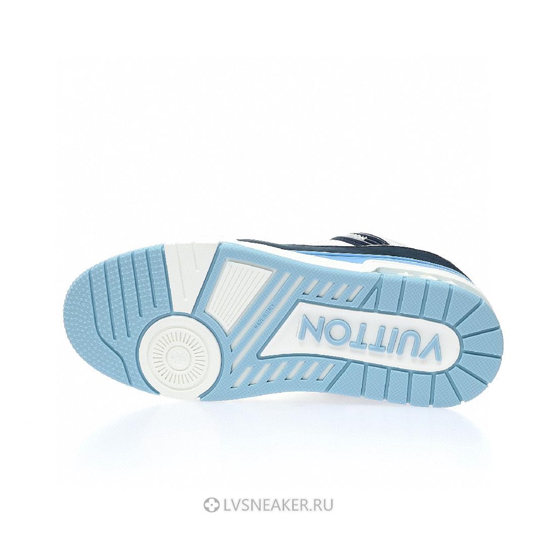 Louis Vuitton LV Trainer "Blue White" 1ABLUQ-2 Sneakers