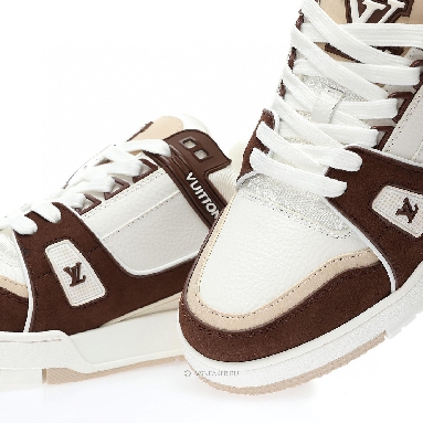 Louis Vuitton LV Trainer "Beige Brown" 1ABLV82 Sneakers